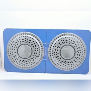 (QTY 2) Zaa Shower Drain Hair Catcher Superior Drain Protection Premium Silicone